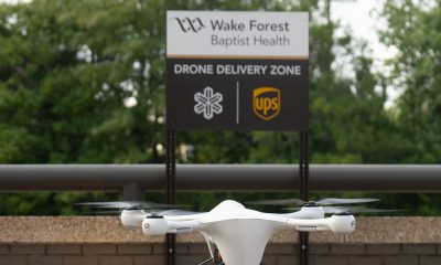 UPS delivers COVID vaccines with drones. Image: UPS