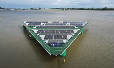 Bureau Veritas delivers world’s first Approval in Principle for offshore floating solar technology to SolarDuck. Image: Bureau Veritas