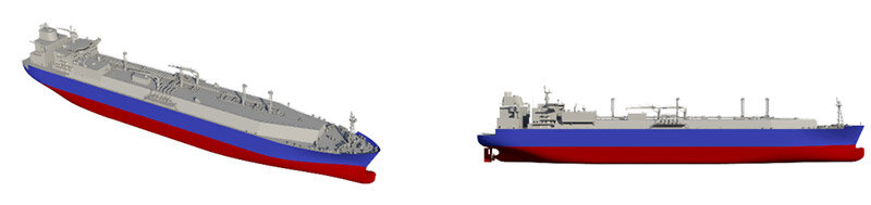 Design renderings of the vessels. Image: MOL