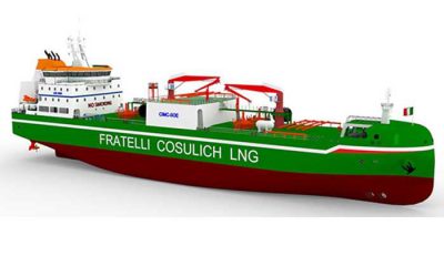Wärtsilä to supply complete cargo handling system for new Italian LNG bunkering vessel. Image: Wärtsilä