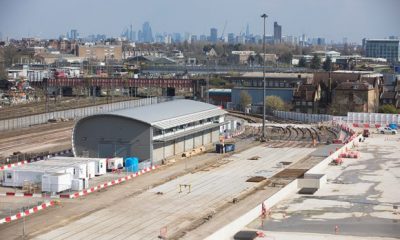 HS2 unveils the ‘beating heart of HS2 in London’ at its London logistics hub. Image: HS2