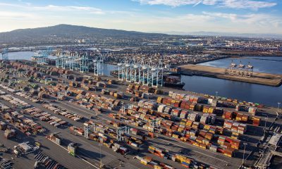 A record at Port of Los Angeles as cargo volume exceeds 903,000 TEUs. Image: Port of Los Angeles