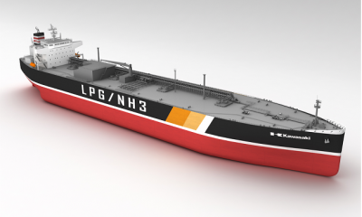 NYK to build its first two LPG dual-fuel very large LPG / NH3 gas carriers. Image: NYK Line