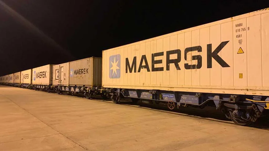Maersk launches new reefer train service between Algeciras and Marin. Image: Maersk