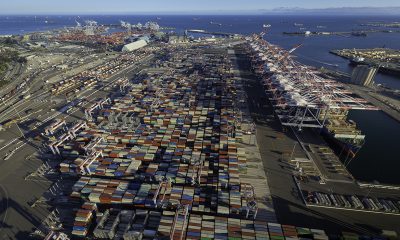Port of Long Beach sets annual record with 9.38 million TEUs. Image: Port of Long Beach