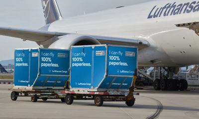 Lufthansa Cargo now only flies with electronic air waybills. Image: Lufthansa Cargo