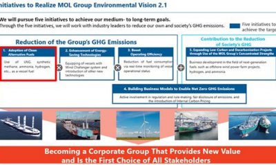 MOL to build 4 additional LNG-fueled car carriers. Image: MOL